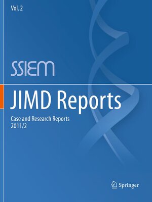 cover image of JIMD Reports--Case and Research Reports, 2011/2